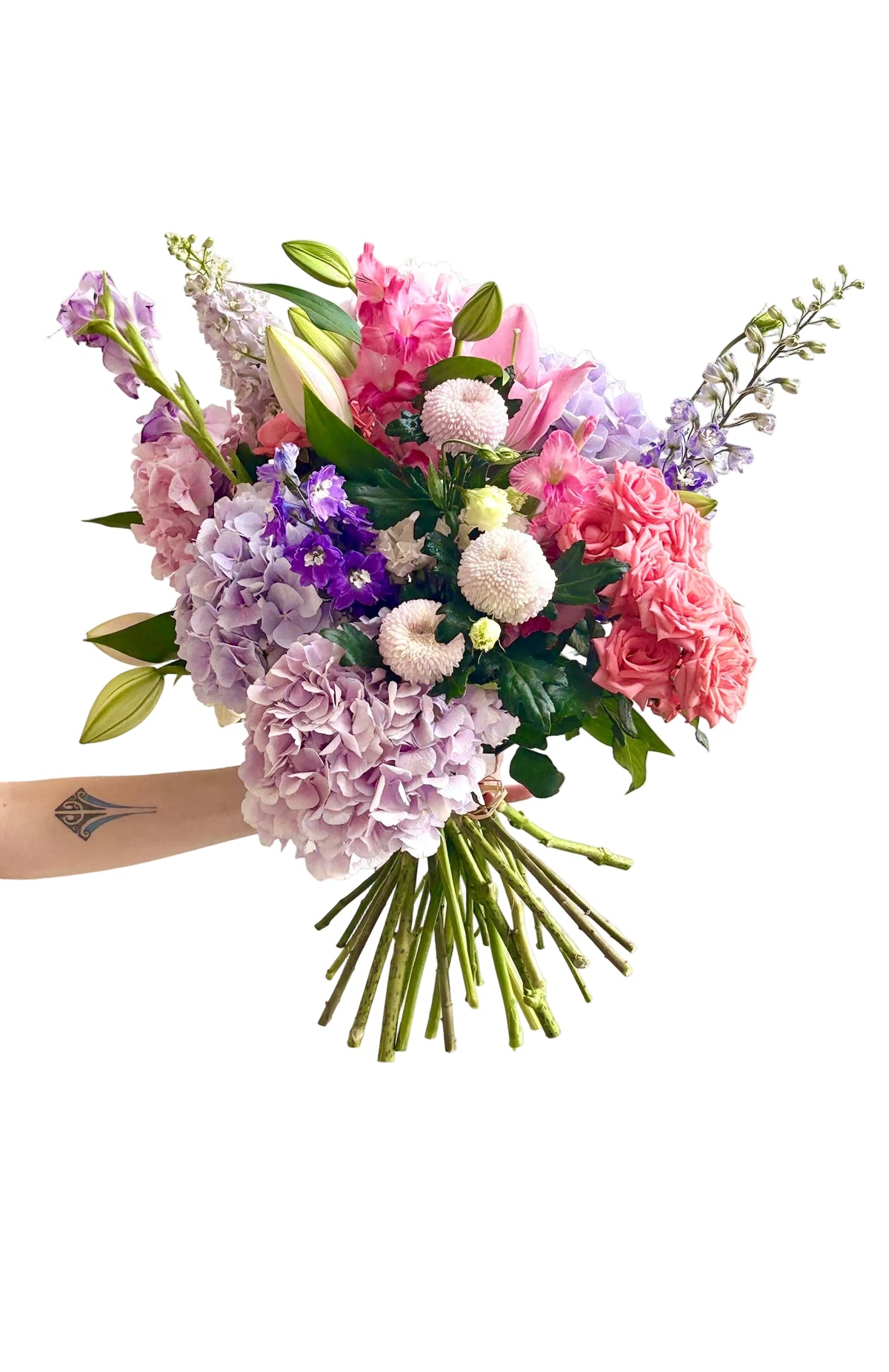 Signature bouquet in Pinks and purples, Burnaby flower delivery