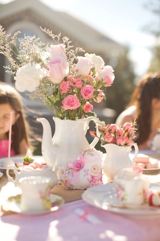 Mother's Day Floral Centerpiece Class and Tea Party May 11 From 12-2